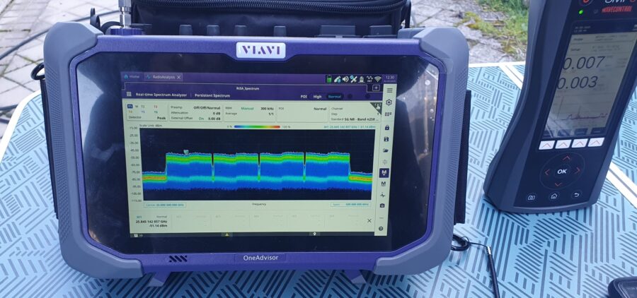 Medidas de campo en 26GHz